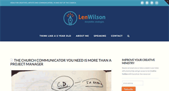 Desktop Screenshot of lenwilson.us